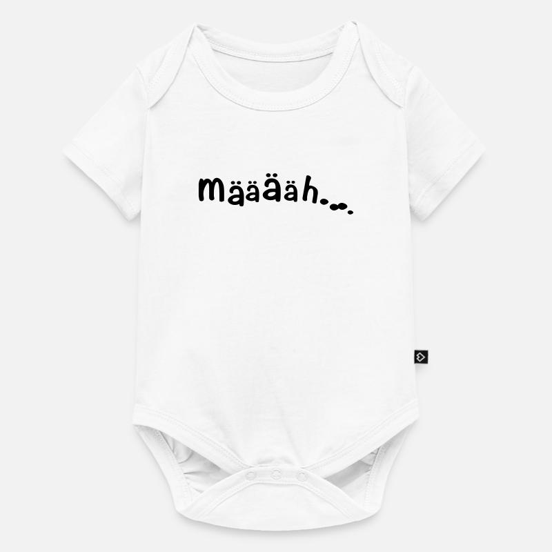 MÄÄÄH ZIEGE - Baby Premium Kurzarmbody - Weiß