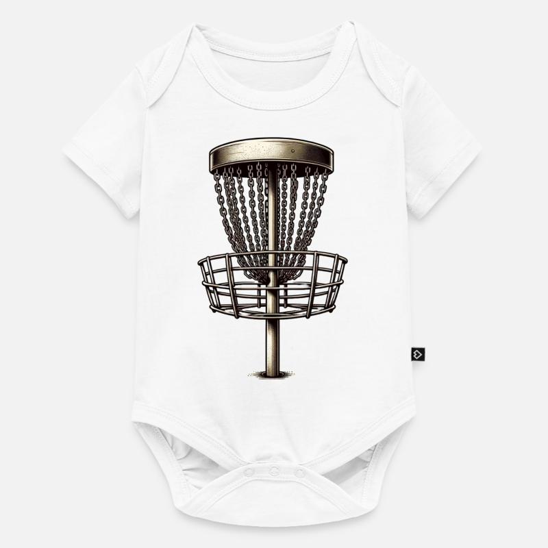 Disc golf - Body à manches courtes Premium Bébé - blanc