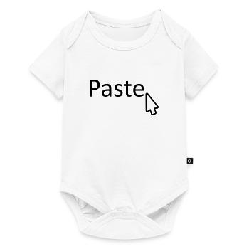 Paste - Baby Premium Kurzarmbody - Weiß - Vorne