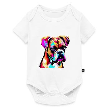 Boxer Art - Baby Premium short-sleeve bodysuit - white - Front