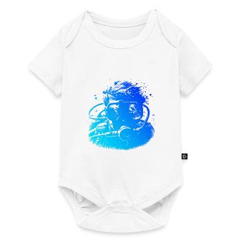 Plongeur Femme Plongeur Plongeur Homme - Body à manches courtes Premium Bébé - blanc - Devant