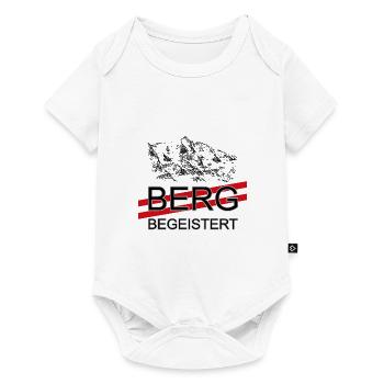 Bergbegeistert - Baby Premium Kurzarmbody - Weiß - Vorne