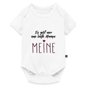 Mon meilleur Maman Mère Fête des Mères Rengaine Cadeau - Body à manches courtes Premium Bébé - blanc - Devant