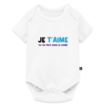 je t'aime - Body à manches courtes Premium Bébé - blanc - Devant