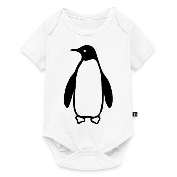 Pinguin - Body à manches courtes Premium Bébé - blanc - Devant