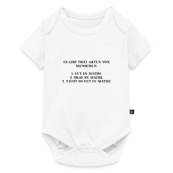 Mathe lustig witzig Geschenkidee Sarkasmus Humor - Baby Premium Kurzarmbody - Weiß - Vorne