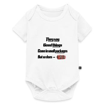somethings come in small packages - Baby Premium short-sleeve bodysuit - white - Front