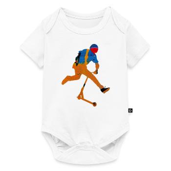freestyle scooter - Baby Premium short-sleeve bodysuit - white - Front