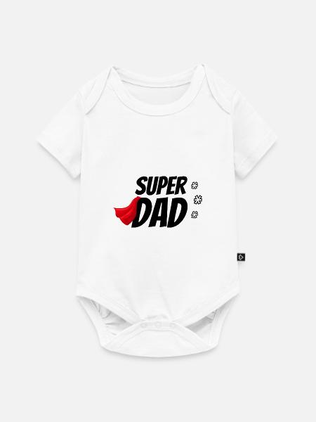 Super - Baby Premium Kurzarmbody - Weiß