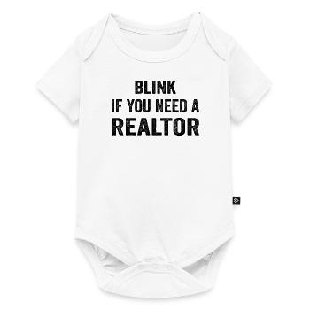 Blink If You Need A Realtor Real Estate Agent - Baby Premium short-sleeve bodysuit - white - Front
