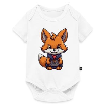 Méchant renard - Body à manches courtes Premium Bébé - blanc - Devant