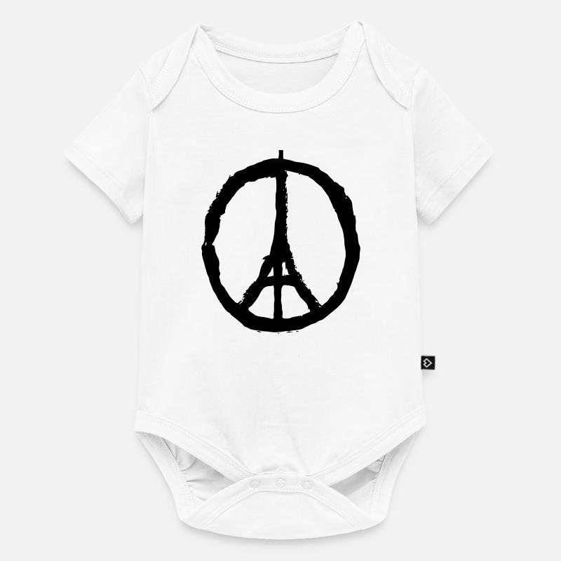 Pray for Paris - Body à manches courtes Premium Bébé - blanc