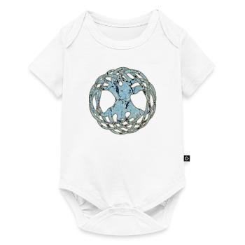 lebensbaum e 55 - Baby Premium Kurzarmbody - Weiß - Vorne