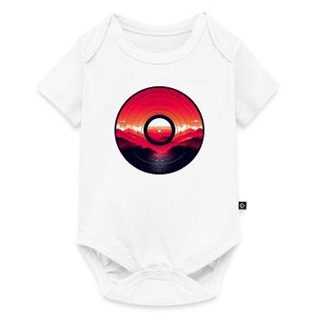 Montagne de vinyle - Body à manches courtes Premium Bébé - blanc - Devant