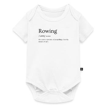 Rowing dictionary definition - Baby Premium short-sleeve bodysuit - white - Front
