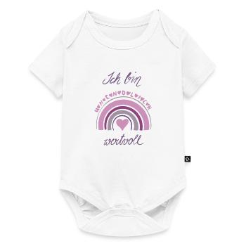 Ich bin unendlich wertvoll - Baby Premium Kurzarmbody - Weiß - Vorne