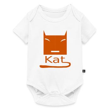 Kat Face 22 - Baby Premium short-sleeve bodysuit - white - Front