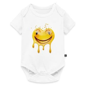the melting laughter - Baby Premium short-sleeve bodysuit - white - Front