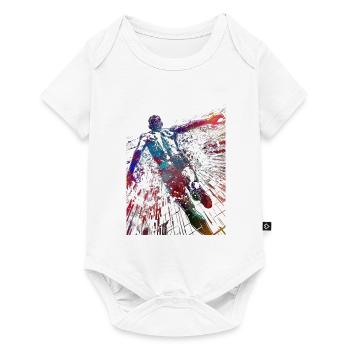 Swimmer sport #swimmer #sport - Baby Premium short-sleeve bodysuit - white - Front