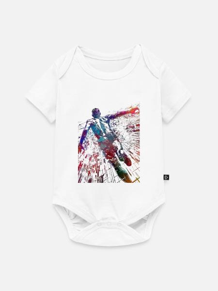 Sport de natation #swimmer #sport - Body à manches courtes Premium Bébé - blanc