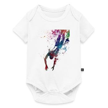 Swimmer sport #swimmer #sport - Baby Premium short-sleeve bodysuit - white - Front