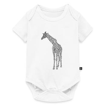 Giraffe art lines #giraffe - Baby Premium short-sleeve bodysuit - white - Front