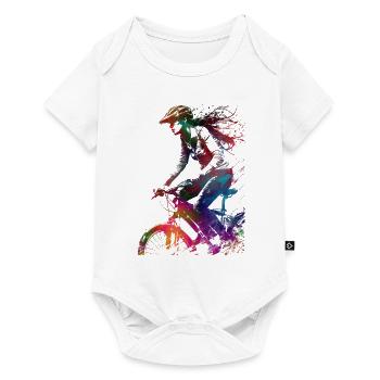 City bike sport art #bike - Baby Premium short-sleeve bodysuit - white - Front