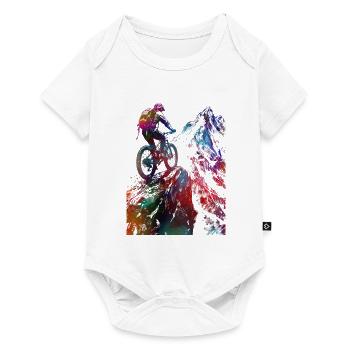 Cycling Bike sport article #cycling #sport #biking - Baby Premium short-sleeve bodysuit - white - Front