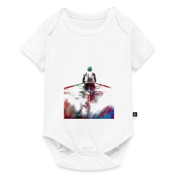 Kayak art sportif#kayak - Body à manches courtes Premium Bébé - blanc - Devant