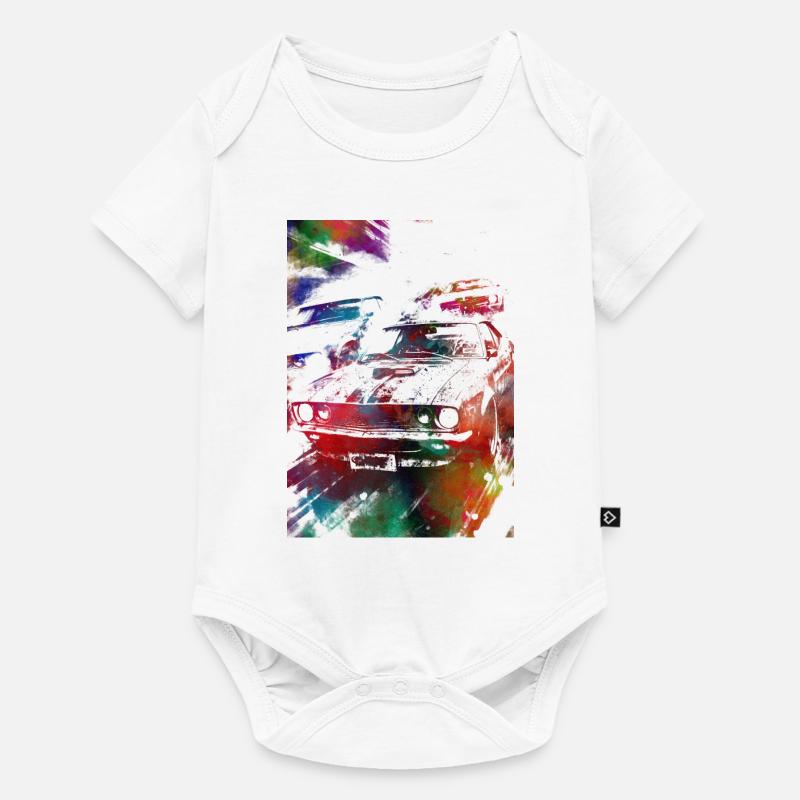 Voitures de course #racing #sport - Body à manches courtes Premium Bébé - blanc