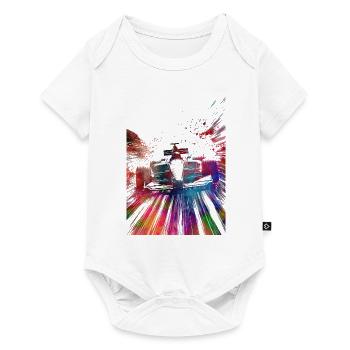 Cars racing #racing #sport - Baby Premium short-sleeve bodysuit - white - Front