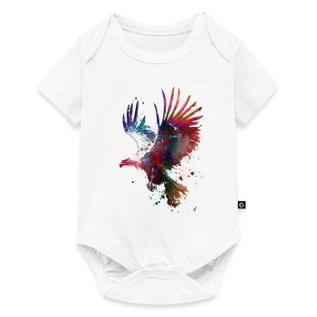 Aigle oiseau - Body à manches courtes Premium Bébé - blanc - Devant