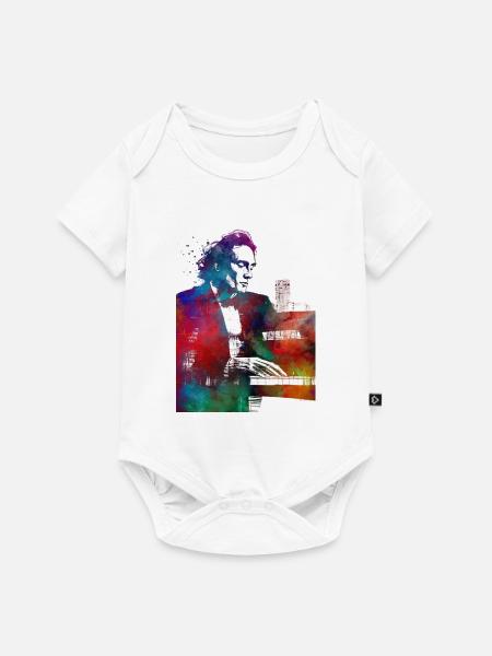 Pianist Musik Kunst - Baby Premium Kurzarmbody - Weiß