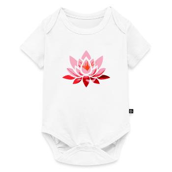 Lotus Flower - Baby Premium short-sleeve bodysuit - white - Front