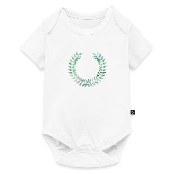 wreath - Baby Premium short-sleeve bodysuit - white - Front