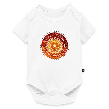 Mandala - Baby Premium short-sleeve bodysuit - white - Front