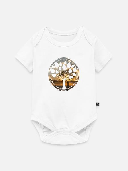 tree - Baby Premium short-sleeve bodysuit - white