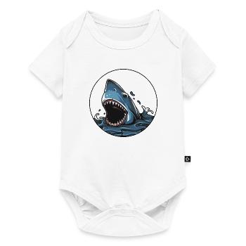 Requin - Body à manches courtes Premium Bébé - blanc - Devant
