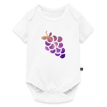 grape - Baby Premium short-sleeve bodysuit - white - Front