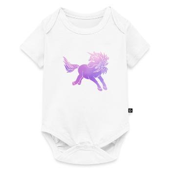 Licorne - Body à manches courtes Premium Bébé - blanc - Devant