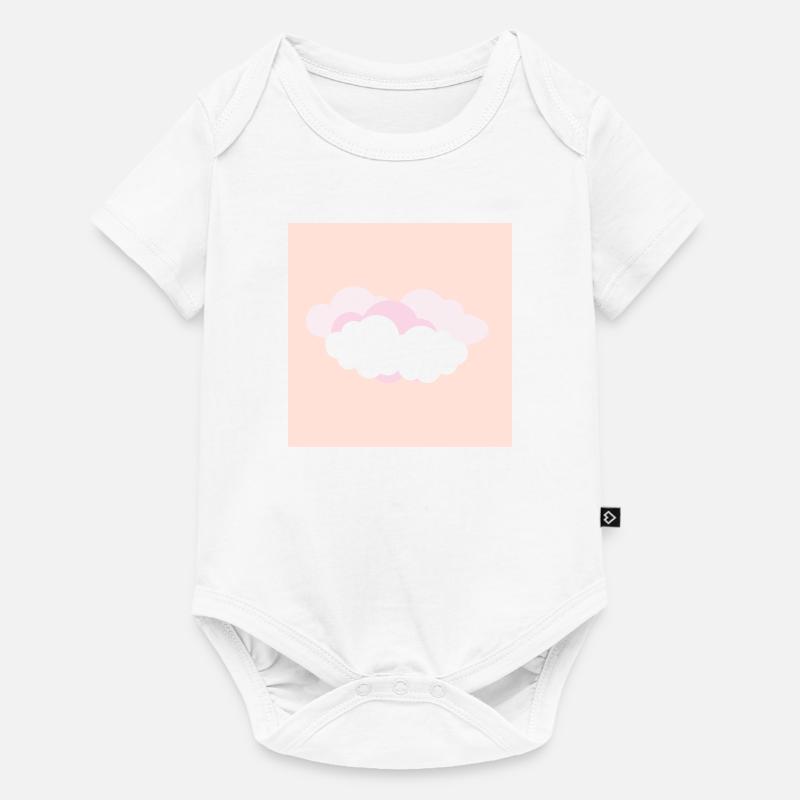 Nuage - Body à manches courtes Premium Bébé - blanc