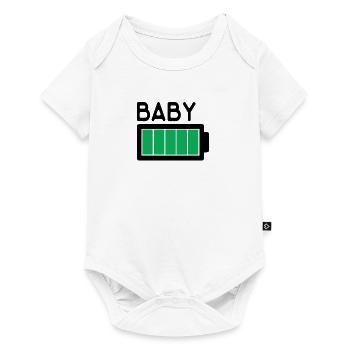 Baby full of energy battery full shirt - Baby Premium short-sleeve bodysuit - white - Front
