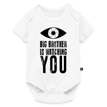 Big Brother vous contrôle - Body à manches courtes Premium Bébé - blanc - Devant
