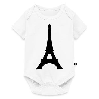 Eiffel Tower Paris - Baby Premium short-sleeve bodysuit - white - Front