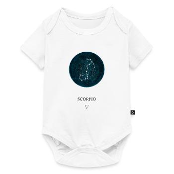 Sternzeichen Astro Scorpio - Baby Premium Kurzarmbody - Weiß - Vorne