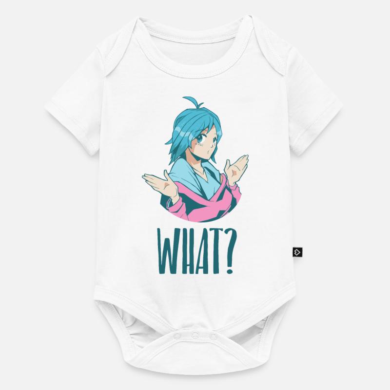 what manga - Body à manches courtes Premium Bébé - blanc
