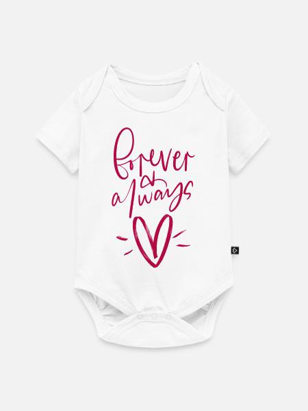 Ich liebe dich - Baby Premium Kurzarmbody - Weiß