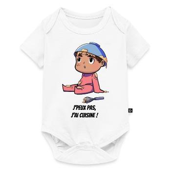 J'peux pas j'ai cuisine ! - Body à manches courtes Premium Bébé - blanc - Devant