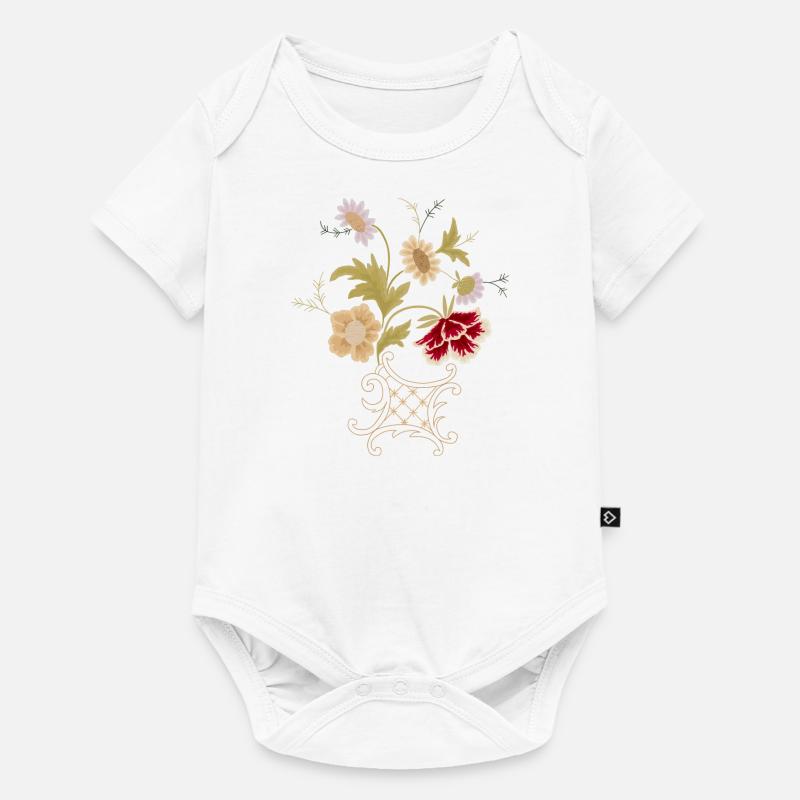 Broderie - Body à manches courtes Premium Bébé - blanc