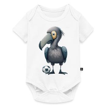 Football en bec de chaussure - Body à manches courtes Premium Bébé - blanc - Devant